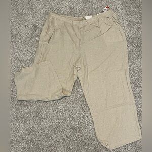 Comfy beach pants • beige • NWT